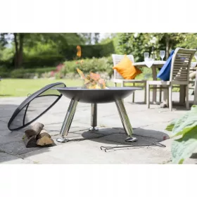  RedFire Chicago Garden Fire Pit, crna, čelik, 75 cm