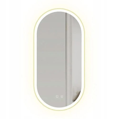  LED ogledalo OVL 50x100cm zlatno (HOM-02606) /ZR/