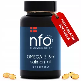   Omega-3-6-9 Norveško Lososovo Ulje [120 Kapsula] – Podržite Zdravlje Srca i Kože