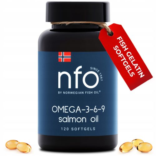 Omega-3-6-9 Norveško Lososovo Ulje [120 Kapsula] – Podržite Zdravlje Srca i Kože
