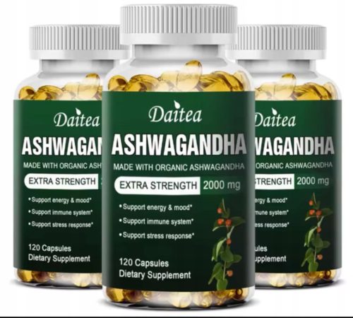 Ashwagandha MAX 2000 mg - Ekstrakt s Korijena za Vitalnost i Zdrav San
