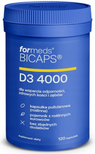 BICAPS® D3 4000 - Dodatak prehrani s vitaminom D u prirodnim kapsulama