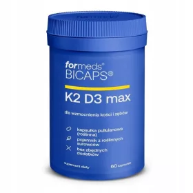   BICAPS Vitamin K2 D3 MAX 60 kapsula za zdravlje kostiju, zglobova i imunitet | FORMEDS