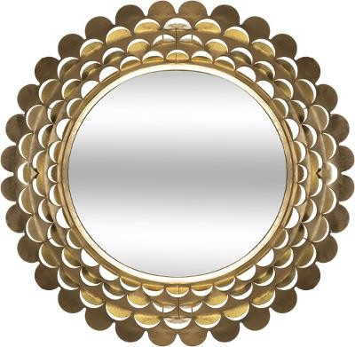 Atmosphera zidno ogledalo kružni metalni okvir 900 x 900 mm