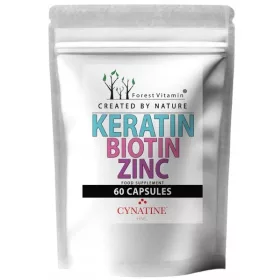   Keratina 500 mg, Biotin 2,5 mg, Cink 15 mg - Suplement za kosu, kožu i nokte, 60 kapsula