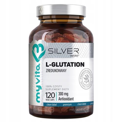 MyVita SILVER L-Glutation Smanjen 330 mg - 120 kapsula bez umjetnih dodataka
