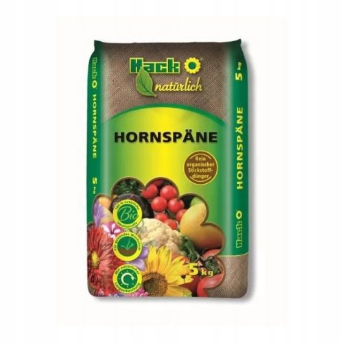 Organsko gnojivo od roga 5kg - Prirodno organsko gnojivo s 14,5% dušika za travnjake i vrtove. Ova mješavina rogovlja i ostalih prirodnih sastojaka idealna je za poticanje zdravog rasta biljaka. Čisti