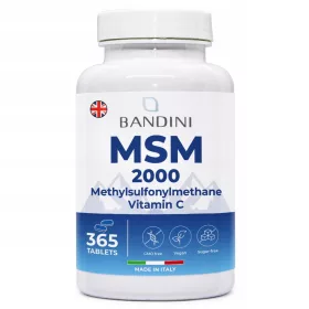   MSM Tablete s Vitaminom C za Zdravije Zglobove, Kožu i Energiju