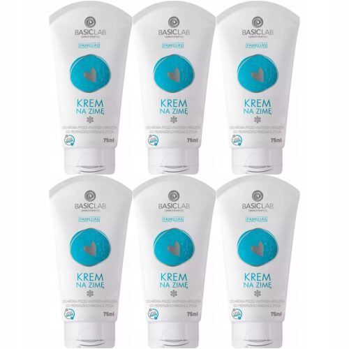 Zimski zaštitni krem BasicLab Famillias za lice 6x75ml