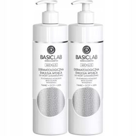   BasicLab Dermatološka Emulzija za Pranje za Osjetljivu i Delikatnu Kožu 600ml