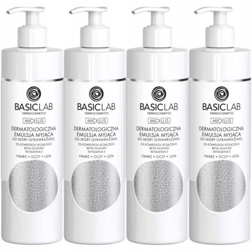 BasicLab Emulzija za Čišćenje Osjetljive i Delikatne Kože 1200ml
