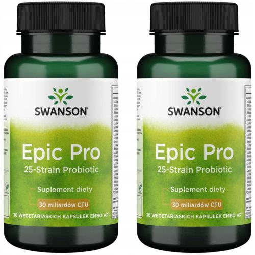 Swanson PROBIOTIK EPIC PRO 25 s 30 milijarda CFU - 25 sojeva, 30 kapsula