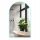  Luksuzno LED zidno ogledalo ovalno XXL 60x100 cm s izrezanim sporednim efektom