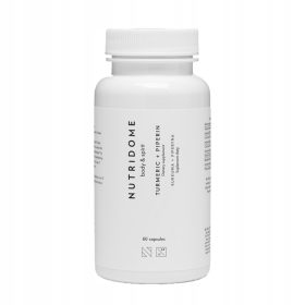   Kurkuma i Piperin za potporu probave i zdravlje jetre - Nutridome, 60 kapsula