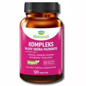   Kompleks za kosu, kožu i nokte Naturell - 120 tableta za veganstvo