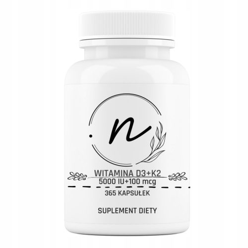 Nature Pro Vitamin D3 + K2 5000 IU + 100 mcg, 365 kapsula za zdravlje kostiju i srca