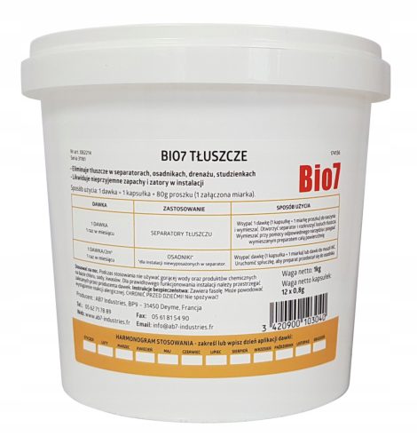 BIO7 Separatori Masti za Pročišćavanje Otpadnih Voda