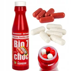   BIO7 CHOC MAX Bakterije + uklanjanje masti 2u1, za postrojenja za pročišćavanje otpadnih voda