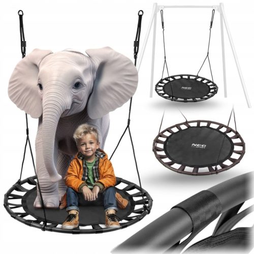 Gnijezdo roda XXL SWINGO 120 cm crna