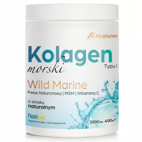   Kolagen Morski z Dzikich Dorszy z Witaminą C i Kwasem Hialuronowym 400g - Altopharma®