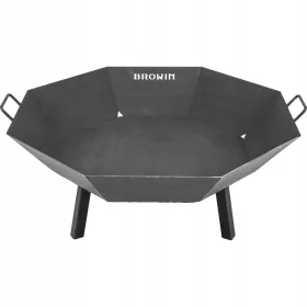 Vrtni kamin ø 80 cm - potkrovlje crni kamin kotao