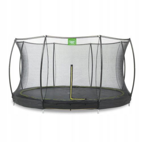 Trampolina EXIT Silueta ø366cm sa sigurnosnom mrežom - crna