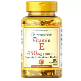 Vitamin E 1000 IU - dodatak prehrani s 100 mekih kapsula