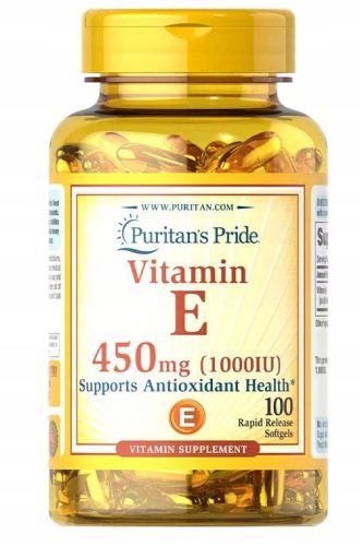 Vitamin E 1000 IU - dodatak prehrani s 100 mekih kapsula