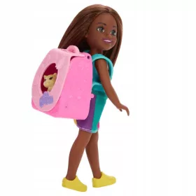    BARBIE CHELSEA RUKSAK ZA LUTKU S MAČKOM set s lutkom Chelsea JBF45