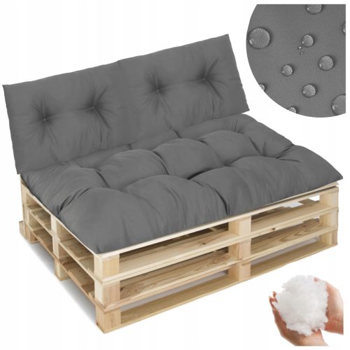 VRTNI JASTUCI IZ EURO PALETA NAMJEŠTAJ 120x80 CM VODOOTPORNI SET