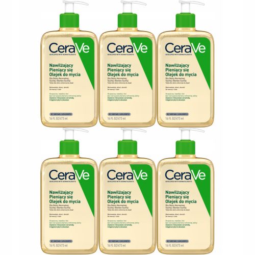 CeraVe Hidratantno Pjenušavo Ulje za Čišćenje Lica i Tijela 6x473ml