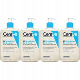   CeraVe SA Gel za pranje za suhu i hrapavu kožu s grudicama 4x473ml
