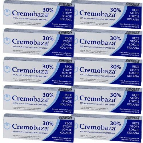 Cremobaza 30% Krema s ureom za vrlo suhu kožu, paket 10 x 30g