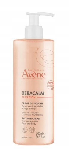 Avene Xeracalm Nutrition - Krem za tuširanje za suhu i vrlo suhu kožu, 500 ml