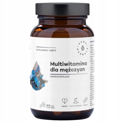 Aura Herbals Multiwitamina za muškarce, mikrokapsule - 60 kapsula