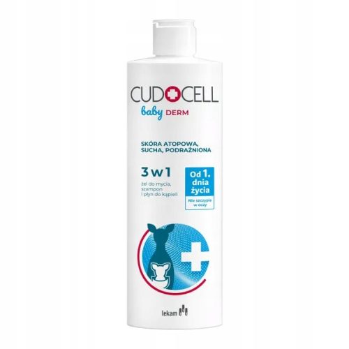 Cudocell Baby Derm - 3 u 1 Gel za pranje, šampon i tekući sapun za bebe