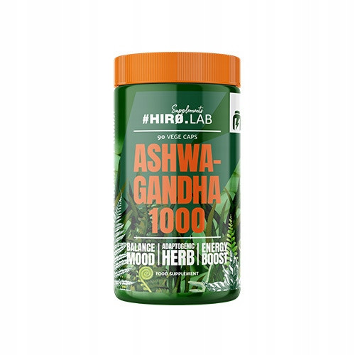 Ashwagandha 1000mg Hiro Lab - 90 kapsula za smanjenje stresa i poboljšanje sna
