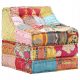  PATCHWORK JASTUK Modularna torbica POUF SOFA FOTELJA Klupa od tkanine Ležaljka