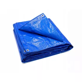   Platno za zaštitu 5x3m, plava boja, 75g/m² - Otporno na vodu