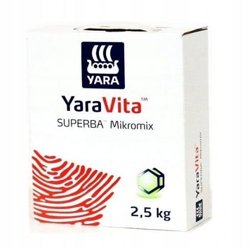  Yara YaraVita Superba Micromix 2,5 kg Gnojivo Bor Cink Mangan Bakar Molibden