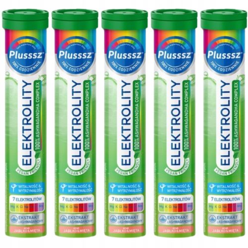 Plusssz Suplement s elektrolitima i ashwagandhom, 24 tablete