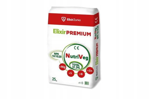 Mineralno gnojivo NutriVeg NPK 10:10:20 + 2%MgO + 9%S + 0,2%B + 0,1%Zn 25kg