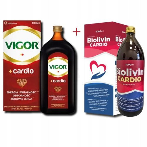 Set Vigor+ Cardio i Biolivin Cardio - Paket od 1000 ml za zdravlje srca