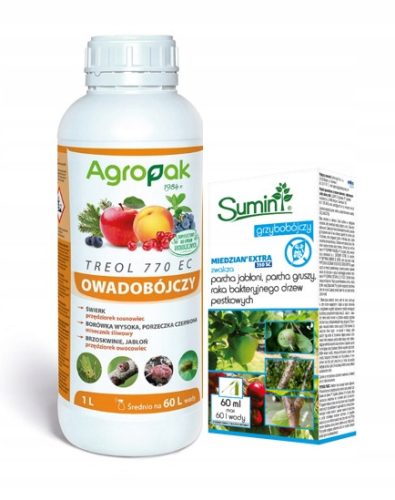 Paket za zaštitu bilja: Treol 770 EC 1L + Miedzian Extra 350 SC 60ml