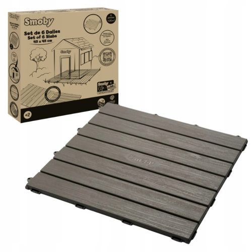Smoby Reciklirana Plastika Podnica za Vrtne Kućice 6 Elem. 45x45cm