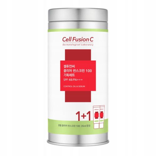Set CELL FUSION C Clear Sunscreen SPF 48 PA+++ - Dvostruka Zaštita za Problematicnu Kožu, 2 x 35 ml