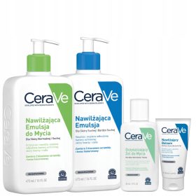  CeraVe Set za Njegu Kože: Emulzije i Balsami za Suhe i Normalne Tipove Kože