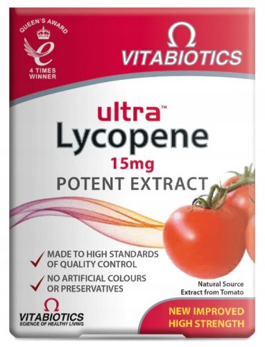 Vitabiotics Ultra Lycopene - Suplement s Likopenom, 30 Tableta