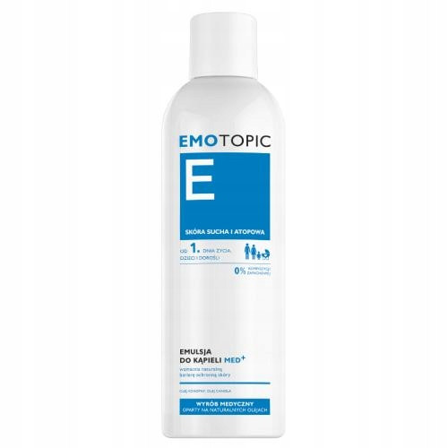 EMOTOPIC MED+ Emulzija za kupanje za suhu i atopičnu kožu, 400 ml