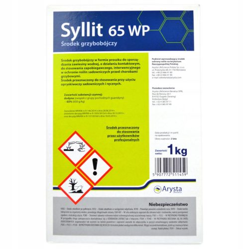 Syllit 65 WP 1kg - Fungicid u prahu za zaštitu voćnih usjeva